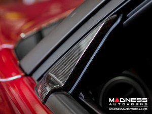 Alfa Romeo 4C Door Trim - Carbon Fiber - Exterior Door Triangle Trim